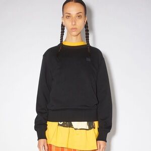 ACNE - CREWNECK SWEATSHIRT - BLACK